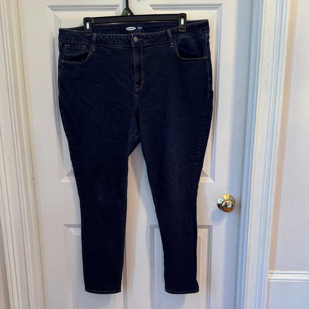 Women's Dark Blue Jeans. A-11